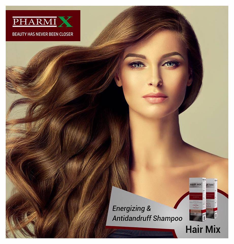 شامبو Hair mix الخالي من السلفات ضد القشرة من PHARMIX
